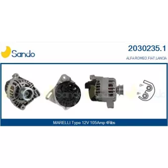 Alternateur SANDO 2030235.1