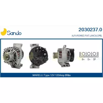 Alternateur SANDO 2030237.0