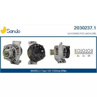 Alternateur SANDO 2030237.1