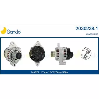 Alternateur SANDO 2030238.1