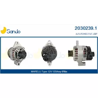 Alternateur SANDO 2030239.1