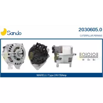 Alternateur SANDO 2030605.0