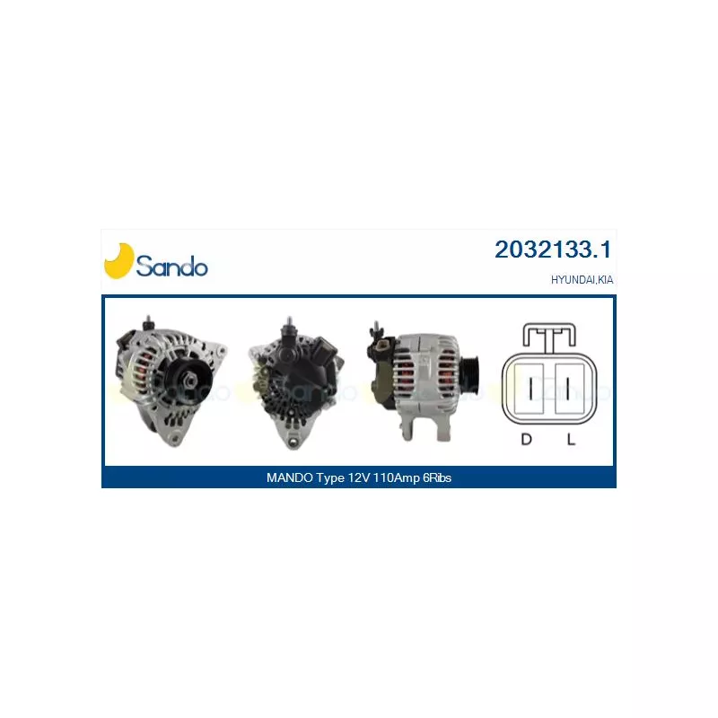 Alternateur SANDO 2032133.1