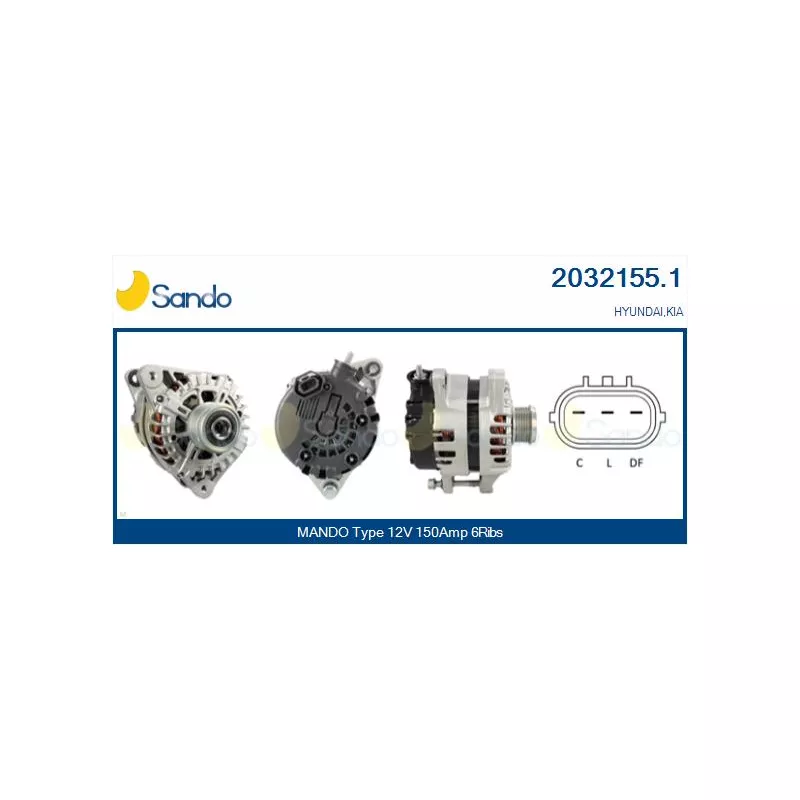 Alternateur SANDO 2032155.1