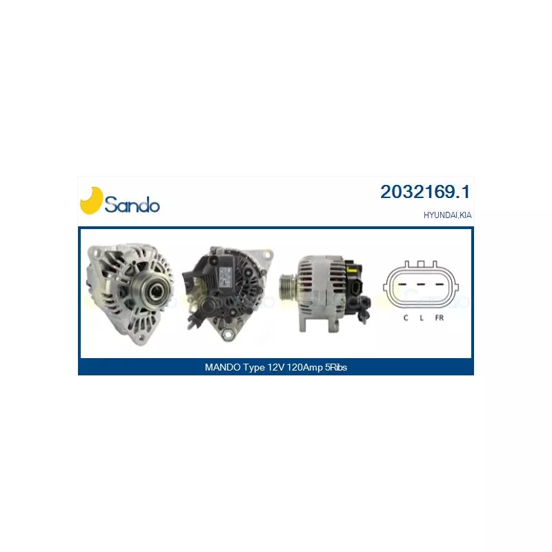 Alternateur SANDO 2032169.1