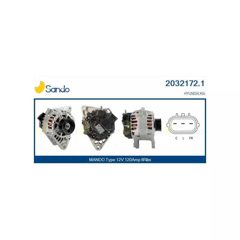 Alternateur SANDO 2032172.1
