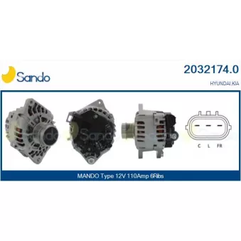 Alternateur SANDO 2032174.0
