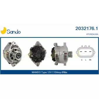 Alternateur SANDO 2032176.1