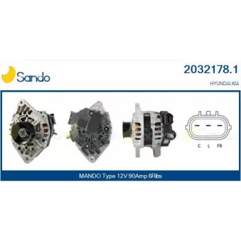 Alternateur SANDO 2032178.1