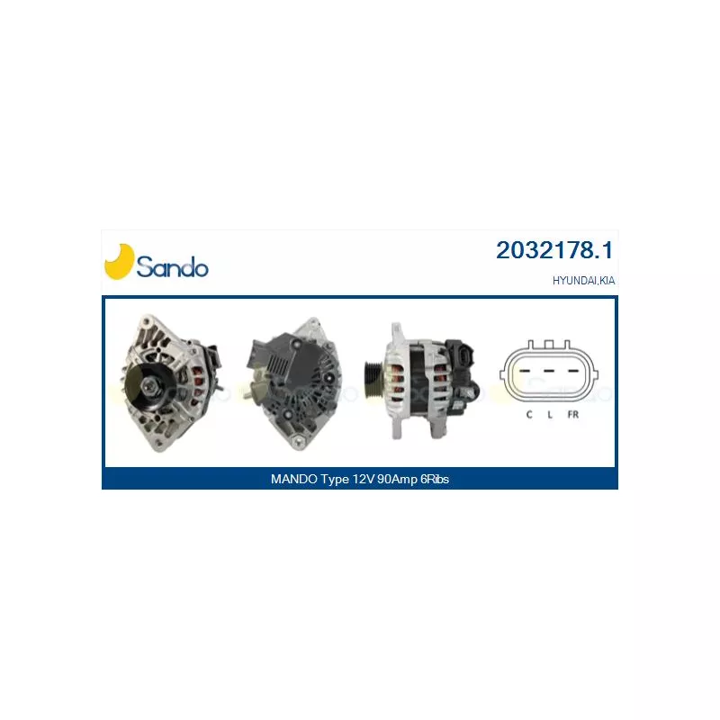 Alternateur SANDO 2032178.1