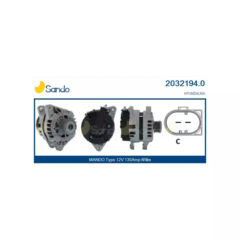 Alternateur SANDO 2032194.0