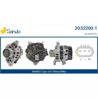 Alternateur SANDO 2032200.1