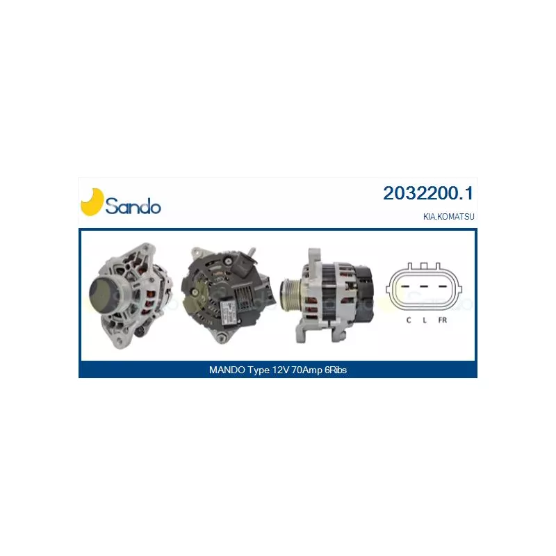 Alternateur SANDO 2032200.1