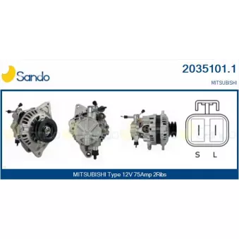 Alternateur SANDO 2035101.1