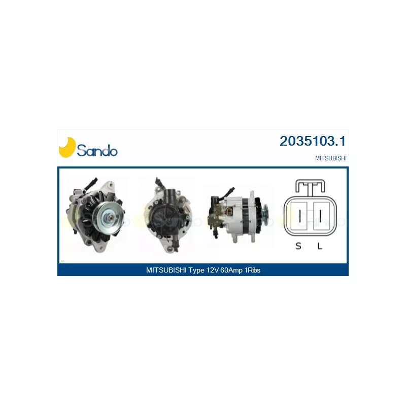 Alternateur SANDO 2035103.1