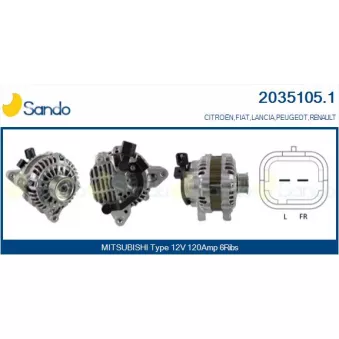 Alternateur SANDO 2035105.1