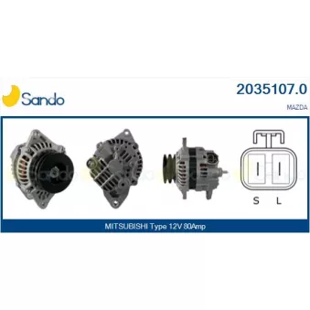 Alternateur SANDO 2035107.0
