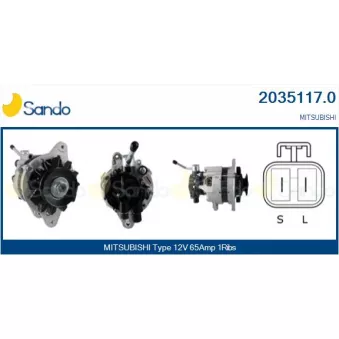 Alternateur SANDO 2035117.0
