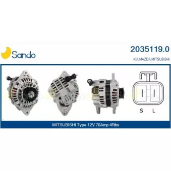 Alternateur SANDO 2035119.0