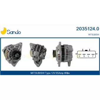 Alternateur SANDO 2035124.0