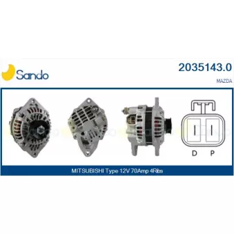 Alternateur SANDO 2035143.0