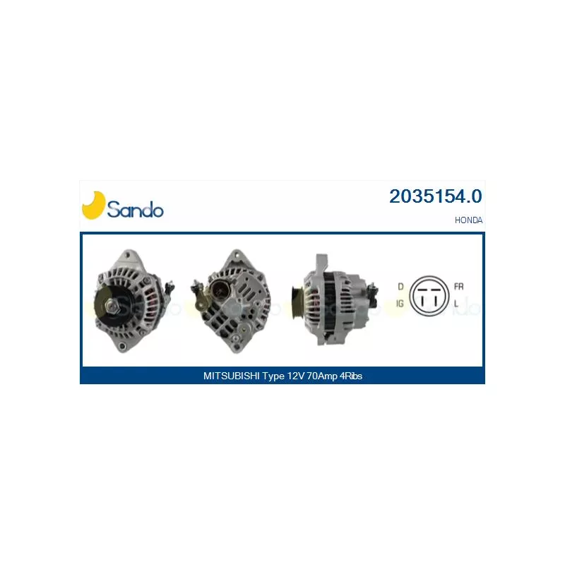 Alternateur SANDO 2035154.0