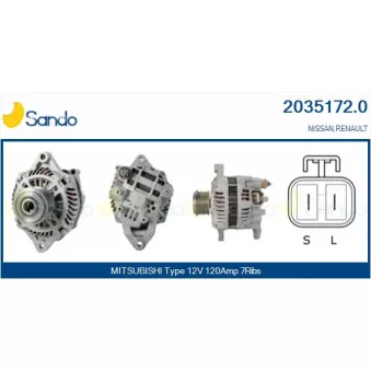 Alternateur SANDO 2035172.0