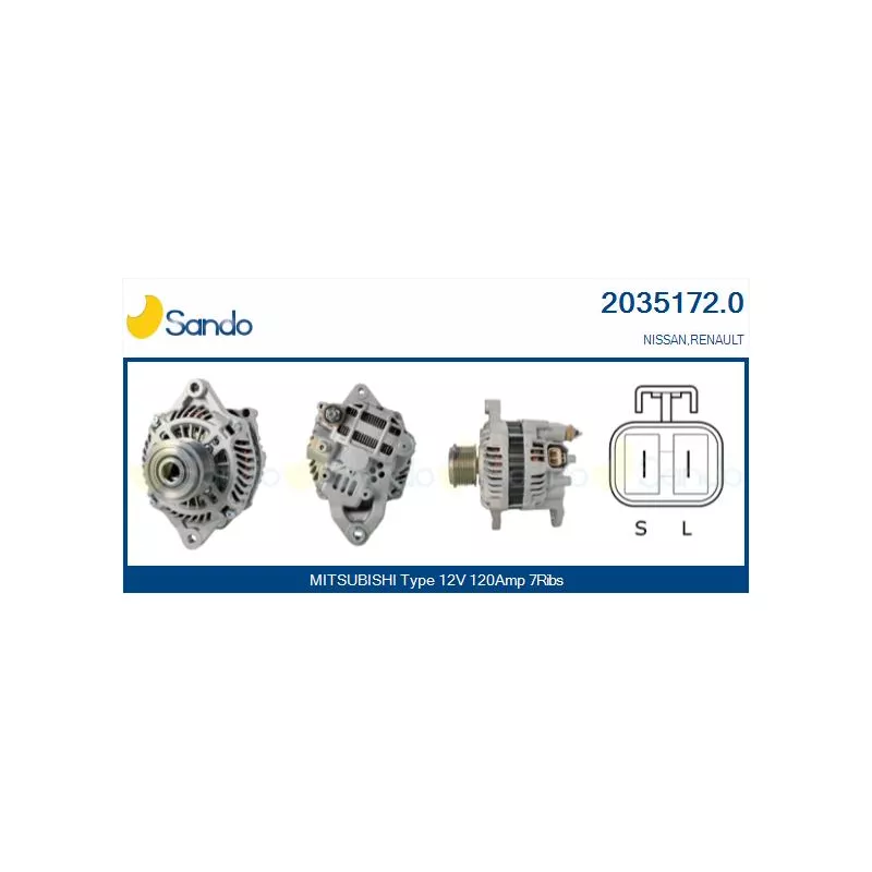 Alternateur SANDO 2035172.0