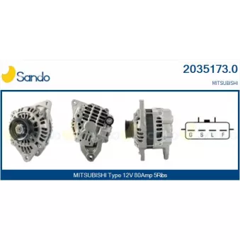 Alternateur SANDO 2035173.0
