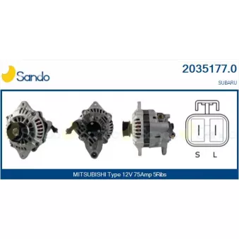 Alternateur SANDO 2035177.0