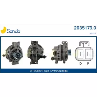 Alternateur SANDO 2035179.0