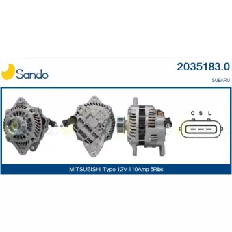 Alternateur SANDO 2035183.0