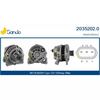Alternateur SANDO 2035202.0