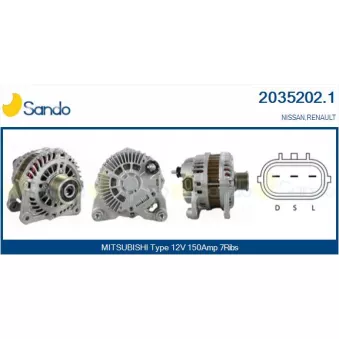 Alternateur SANDO 2035202.1