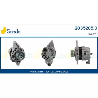 Alternateur SANDO 2035205.0