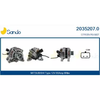 Alternateur SANDO 2035207.0