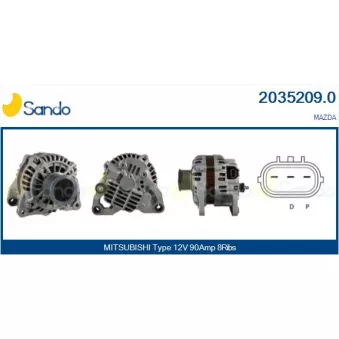 Alternateur SANDO 2035209.0