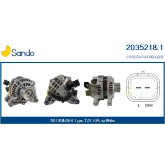 Alternateur SANDO 2035218.1