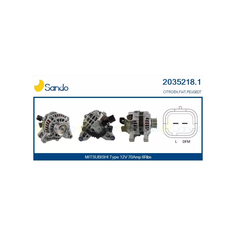 Alternateur SANDO 2035218.1