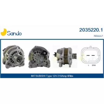 Alternateur SANDO 2035220.1