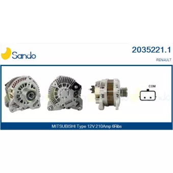 Alternateur SANDO 2035221.1