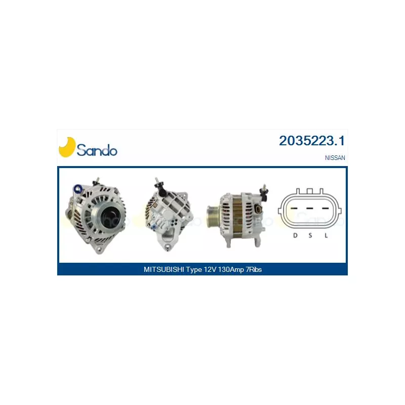 Alternateur SANDO 2035223.1