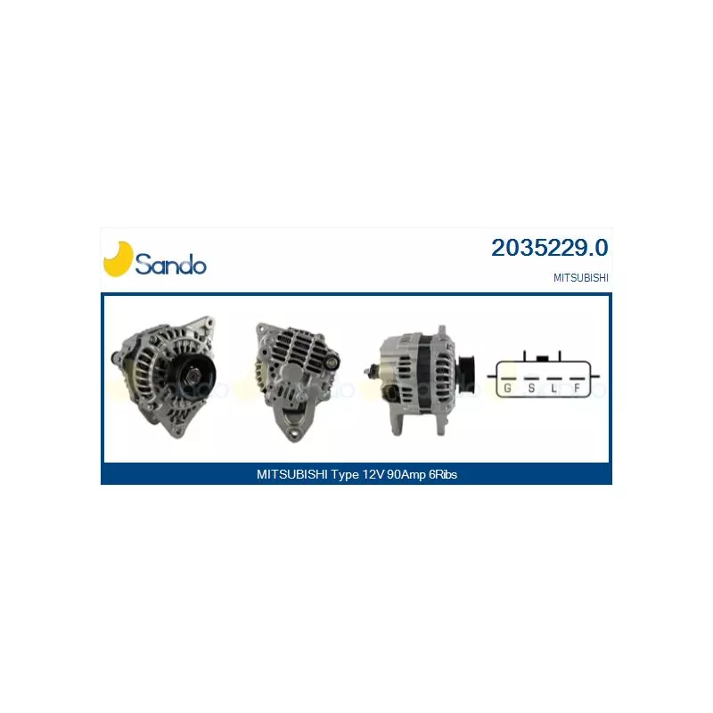 Alternateur SANDO 2035229.0