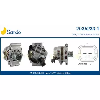 Alternateur SANDO 2035233.1