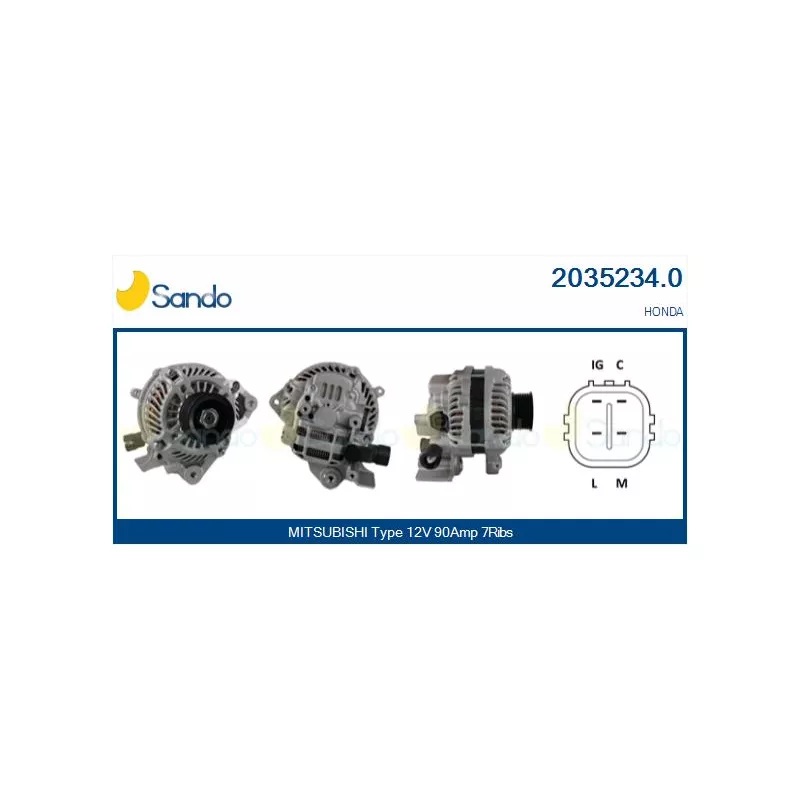Alternateur SANDO 2035234.0