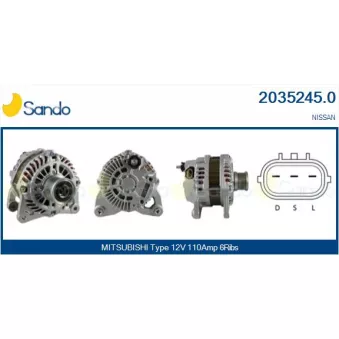 Alternateur SANDO 2035245.0