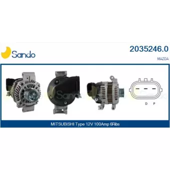Alternateur SANDO 2035246.0