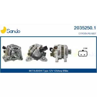 Alternateur SANDO 2035250.1