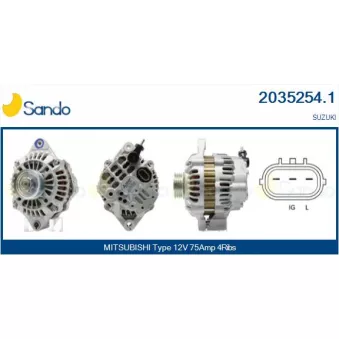 Alternateur SANDO 2035254.1
