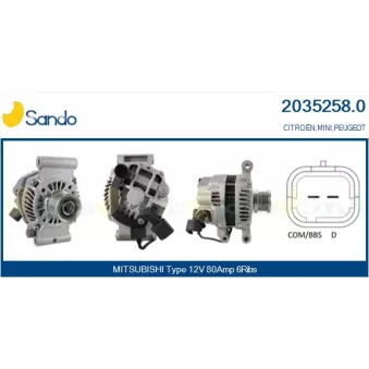 Alternateur SANDO 2035258.0